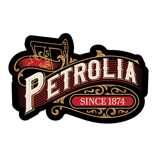 Petrolia Sticker - Vintage